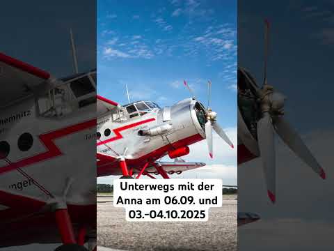 Rundflug mit der Antonov AN-2 ab Flugplatz Chemnitz-Jahnsdorf